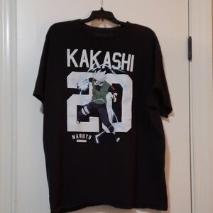 Naruto Kakashi Hatake Black T